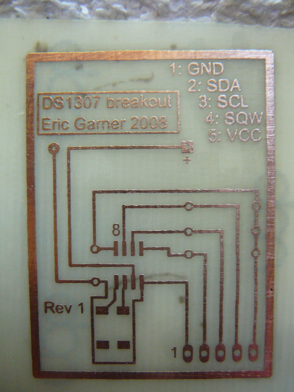 DS1307 breakout, board only