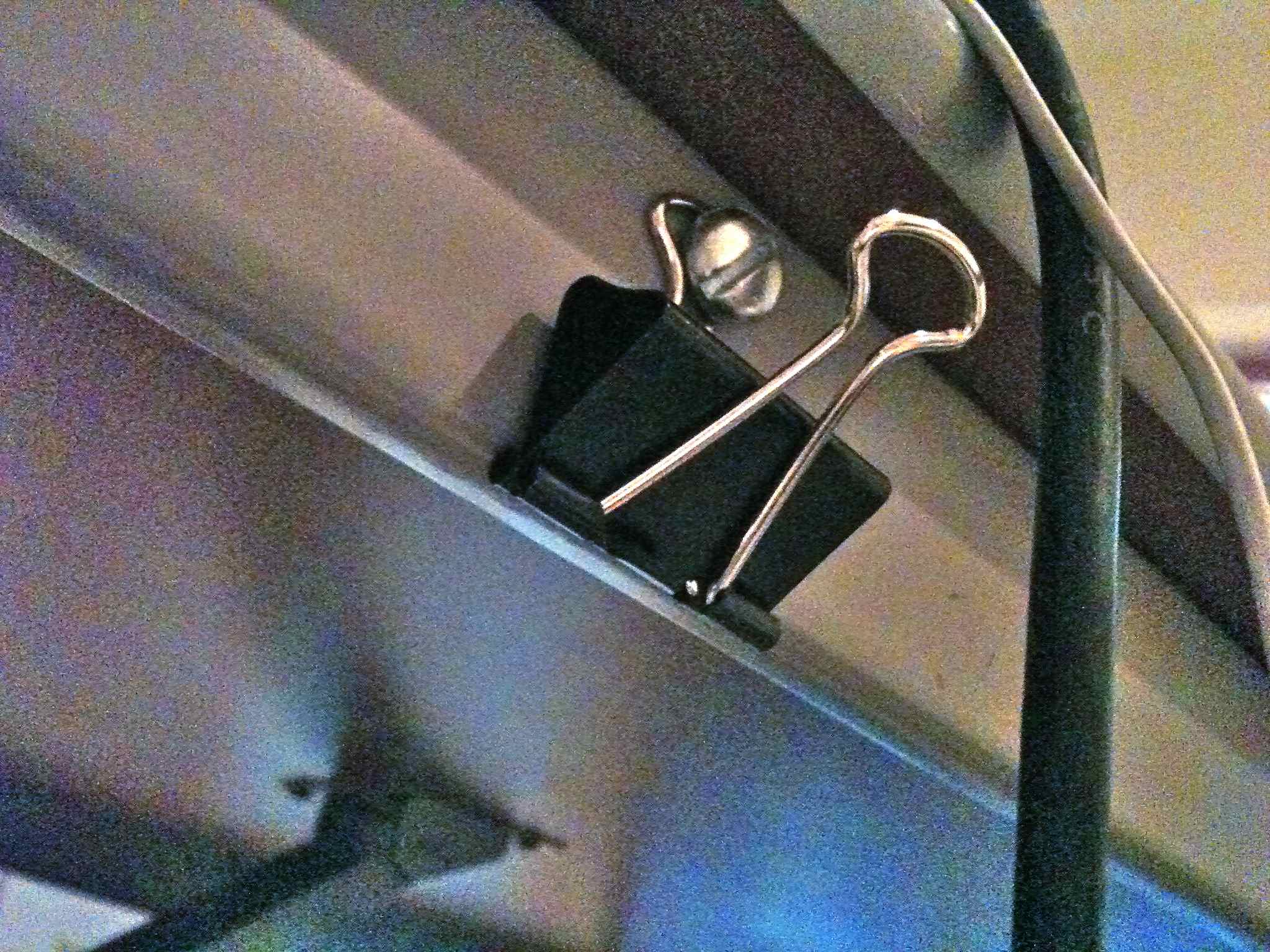 Spring-clip sensor network mounting.