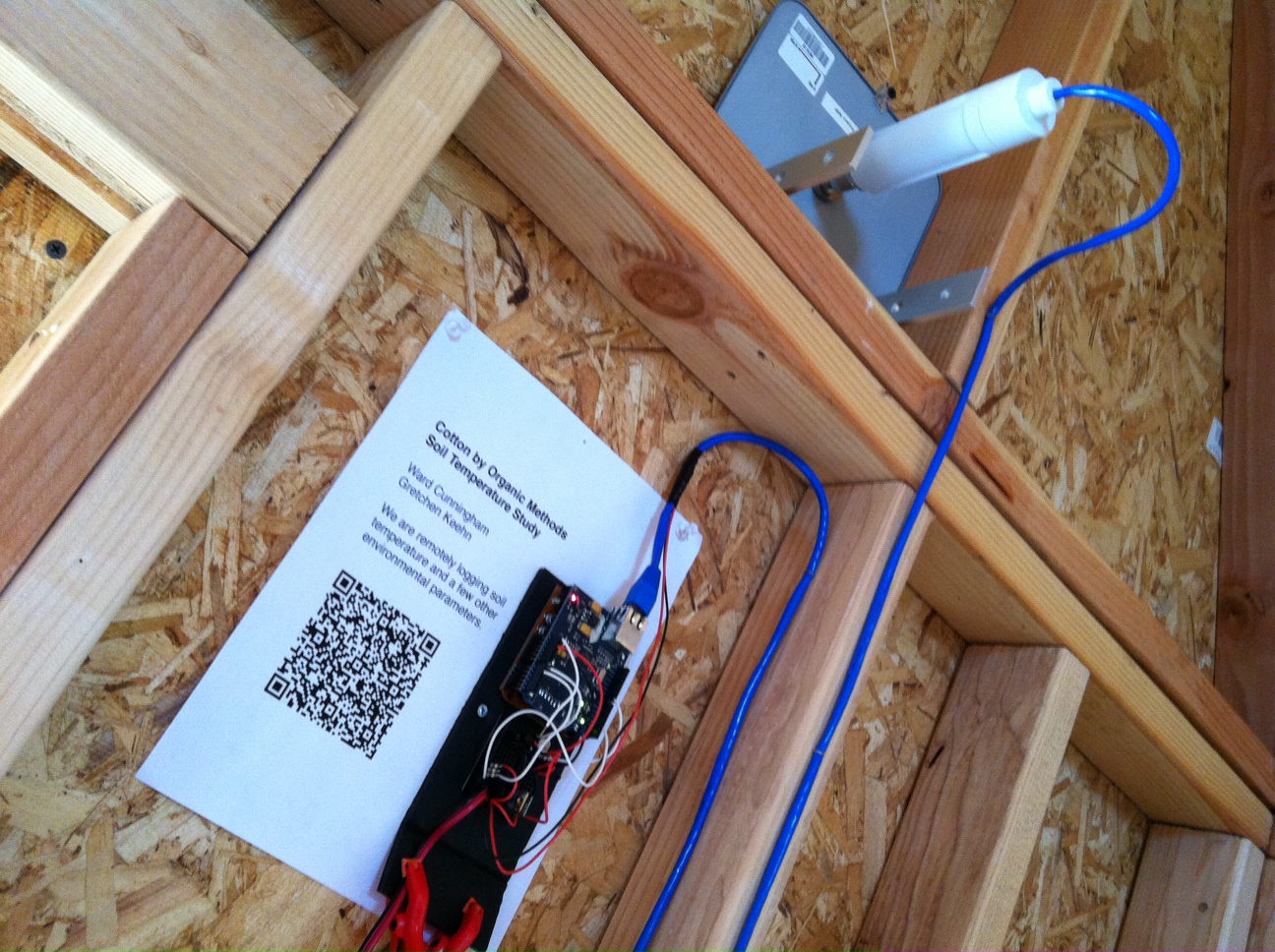 Wikiduino Install in Nike Community Garden Shed