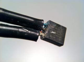 moisture leads to failure of ds18b20 sensor