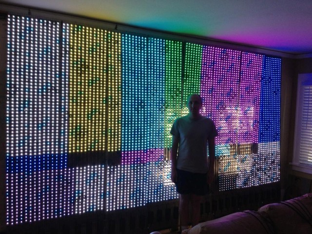 Diy led 2024 wall panel